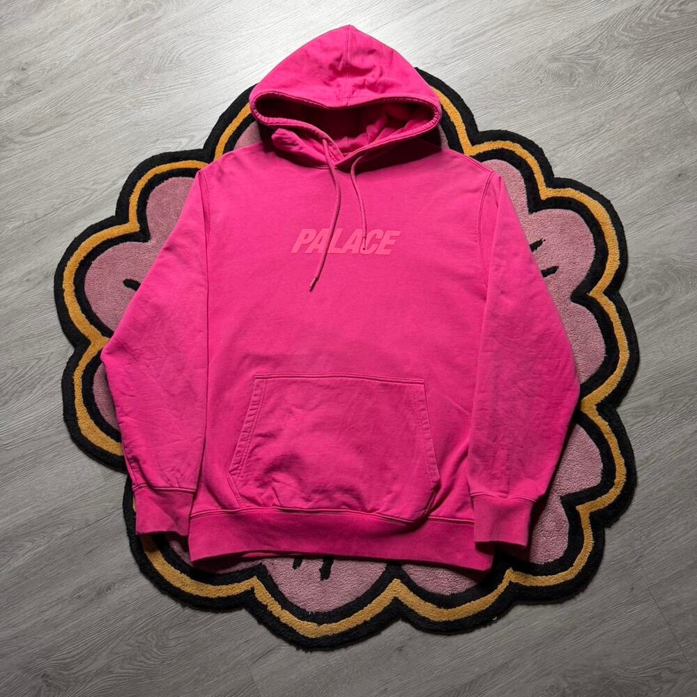 Palace Skateboards Jumbo Ferg Pullover Hoodie Size Large Pink